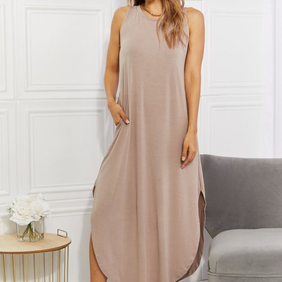 Zenana Raised Rib Sleeveless Mini Dress main image 1